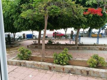 Aspecto que presenta el parque de Las Huesas (Foto TA)