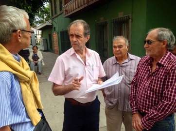 José Suárez, con varios afectados (Foto TA)