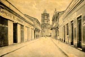 Imagen antigua de Camagüey, en Cuba (Foto multimedia)