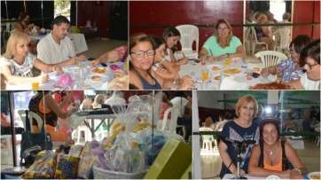 Mosaico de fotos del bingo benéfico (Foto TA)