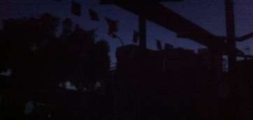 Imagen del apagón en la zona de La Medianía (Foto TA)