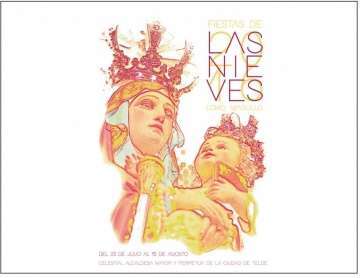 Portada del programa de fiestas de Lomo Magullo de este año (Foto TA)