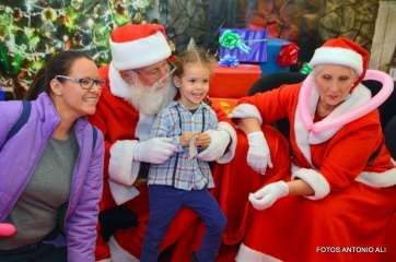Visita de Papá Noel el pasado 23 de diciembre a Telde (Foto Antonio Alí)