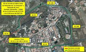 Croquis con el corte viario previsto (Foto TA)