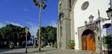 Portada principal de la Basílica de Telde (Foto TA)