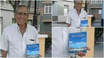 Juan Francisco Franco, con el libro que acaba de sacar a la calle (Foto TA)