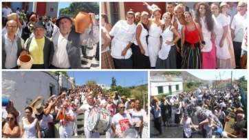 Mosaico de la Traída del Agua de este año (Foto TA)