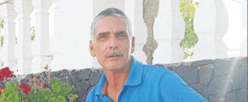 Roberto González, operario del Ayuntamiento de El Paso (Foto C7)