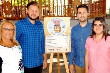 De izquierda a derecha: Marta Morales, Estiven Bolaños, Abel Díaz y Zenaides Medina (Foto TA)