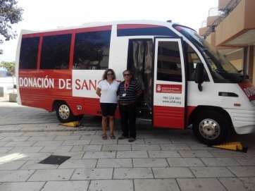 Unidad móvil del ICHH, días atrás en La Garita (Foto TA)