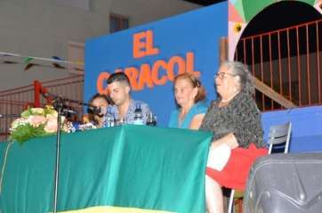 Momento en que Francisco Javier Santana da lectura al pregón (Foto TA)