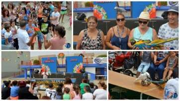 Mosaico de fotos del espectáculo (Foto TA)