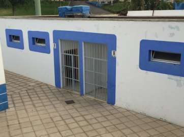 Baños del parque urbano de La Barranquera (Foto TA)