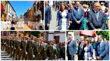 Mosaico de fotos de los actos que se celebran en estos momentos en Teror (Foto TA)