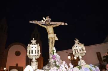 Imagen de archivo de una procesión del Cristo de Telde (Foto TA)
