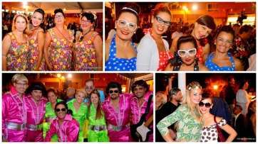 Asistentes a la fiesta guateque de este sábado en Valsequillo (Foto TA)