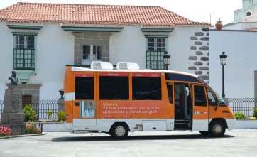 Unidad móvil del ICHH en Telde (Foto TA)