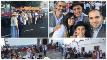 Diferentes momentos de la fiesta de este sábado (Foto TA)