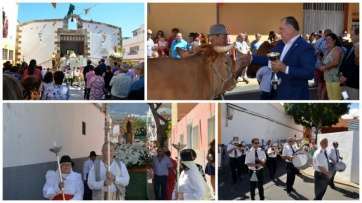 El Valle de los Nueve Alto vivió este miércoles el día grande de sus fiestas (Foto TA)