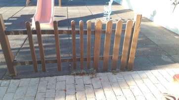 Imagen tomada por los vecinos del parque infantil de San Antonio (Foto TA)