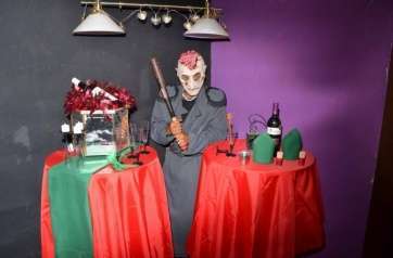 Uno de los artistas caracterizado (Foto TA)