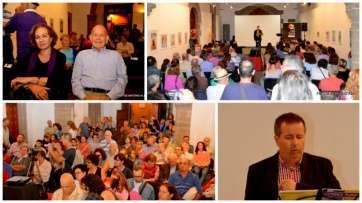 Diferentes momentos del acto de anoche en Telde (Foto Antonio Alí)