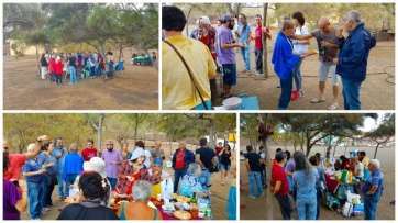 El encuentro fue promovido por la familia del agente forestal fallecido (Foto TA)