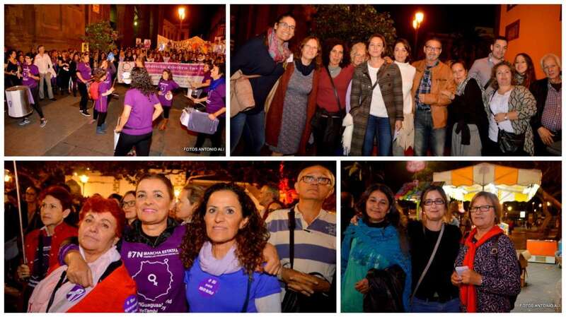 Telde estuvo en la marcha contra los maltratos (Foto Antonio Alí)