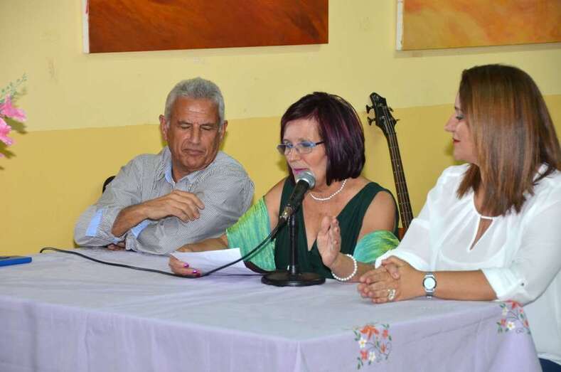 El pregón tuvo lugar anoche en el local social de la AV San Gregorio de Los Llanos (Foto Francisco Javier Santana)