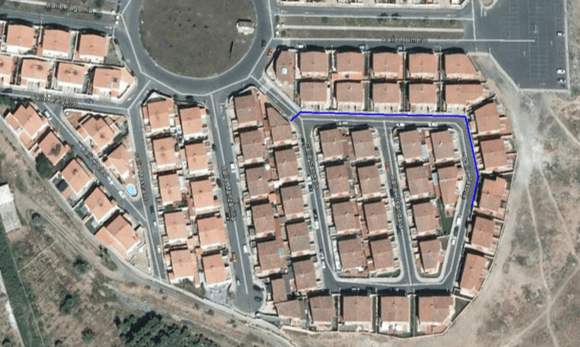 Imagen aérea del sector en el que se desarrollarán las obras (Foto TA)