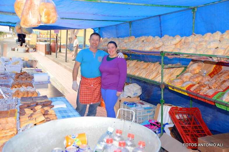 Puesto instalado en las fiestas en el pasado año (Foto TA)