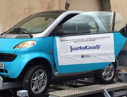 Imagen del vehículo giratorio empleado en las simulaciones (Foto TA)