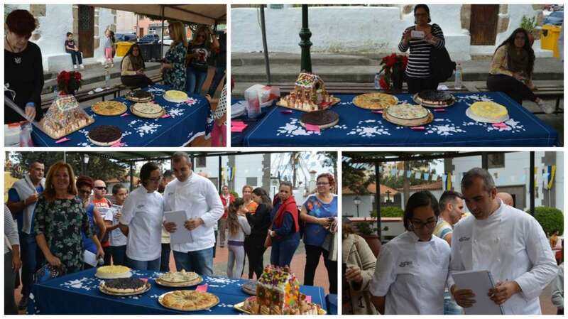 Seis postres se presentaron al certamen dirigido por el cocinero Aridani Rivero (Foto TA)