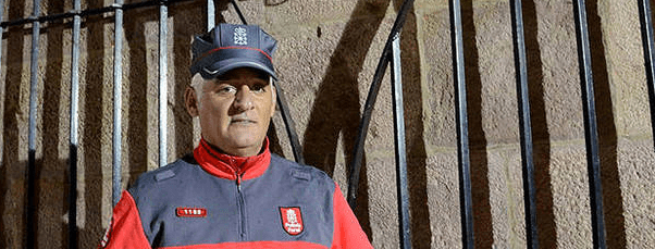 Jesús (Txus) Calzada Negrín, de 51 años, se ha ganado la simpatía y el cariño de los que le conocen por su humanidad y el cariño que transmite (Foto TA)