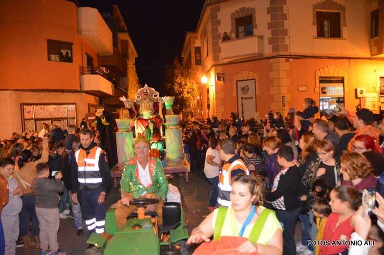 Momento de la Cabalgata de Reyes del pasado 5 de enero en Telde (Foto TA)
