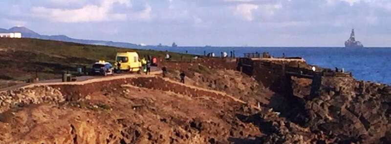 Imagen captada hace unos minutos en el lugar del suceso (Foto TA)