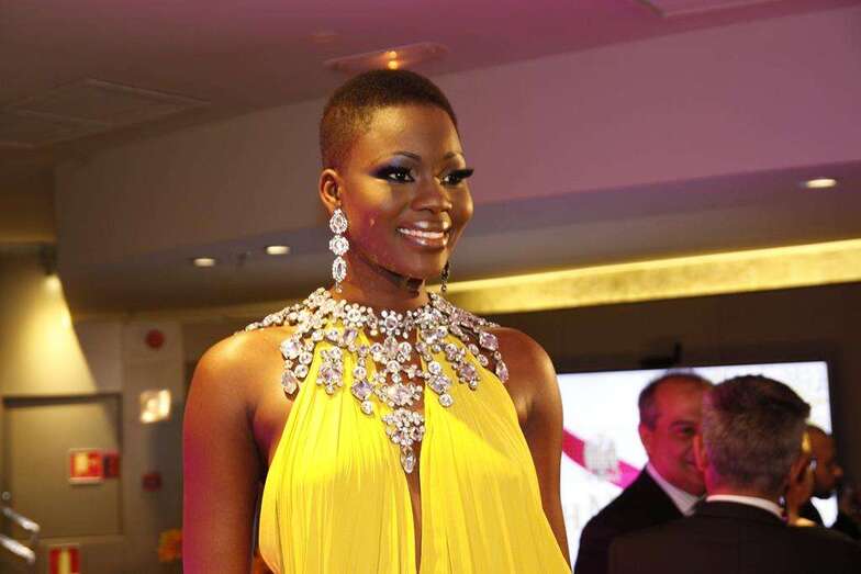 La bella modelo Assi Mbengue (Foto José Manuel García)