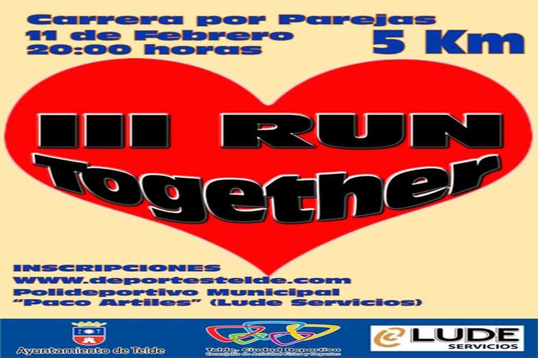 Cartel de la 3Âª Run Together (Foto TA)