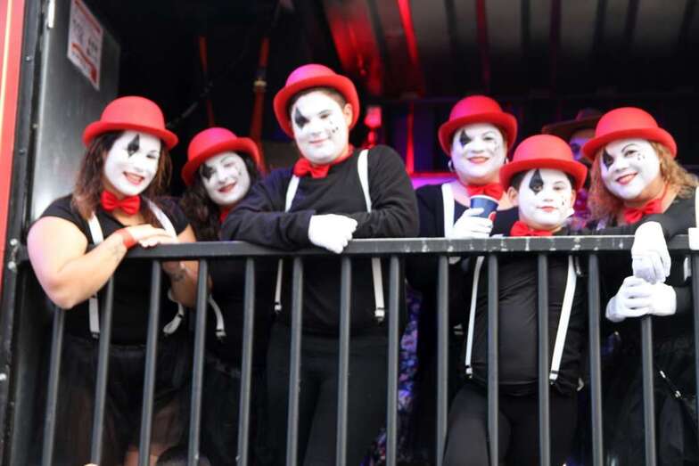 Carroza carnavalera del coso teldense del pasado año (Foto Antonio Alí)