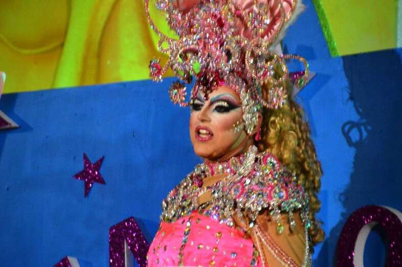 Uno de los participantes en la Gala Drag del pasado año (Foto TA)