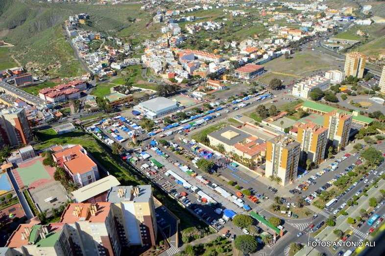 Imagen aérea del Valle de Jinámar (Foto TA)