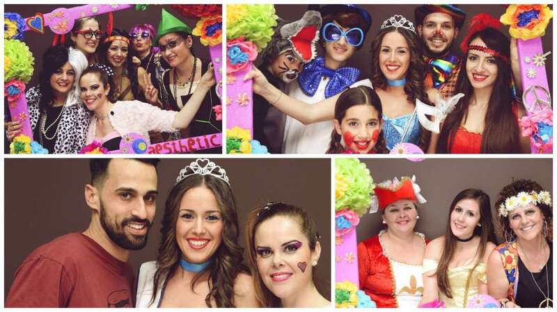 Mosaico de fotos de la fiesta de Carnaval (foto TA)