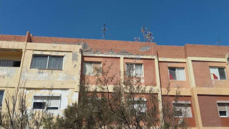 Edificio de Los Marinos de Melenara (Foto TA)