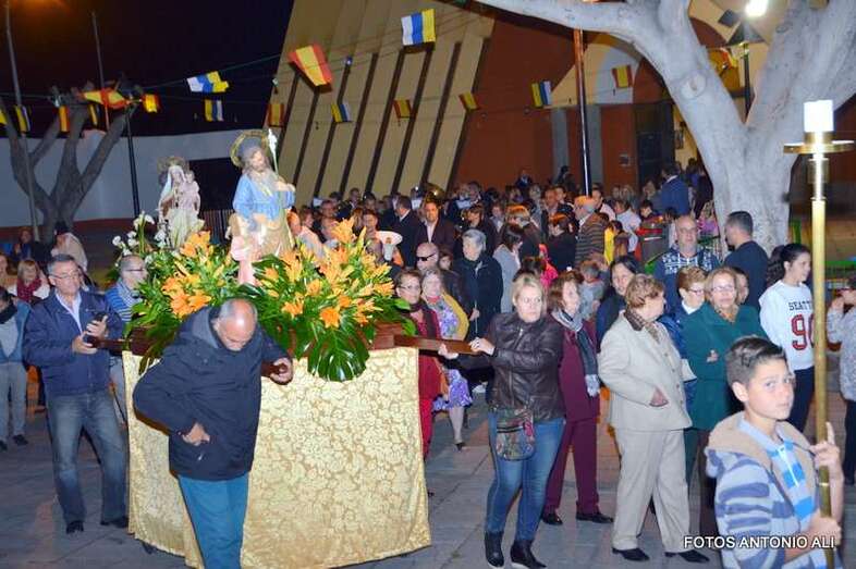 La procesión con la imagen del patrón del barrio, San José, será el domingo 19 de marzo (Foto Antonio Alí)