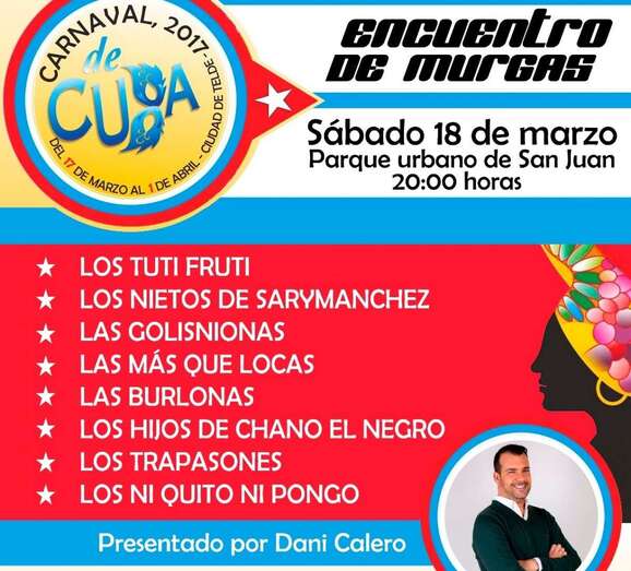 Cartel promocional del Encuentro de Murgas de Telde (Foto TA)