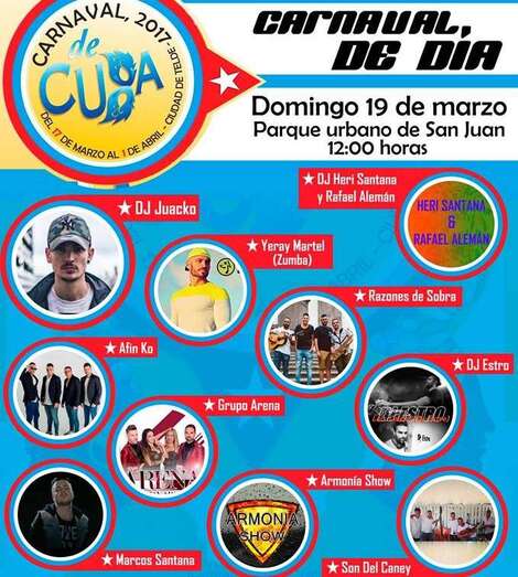 Cartel promocional del Carnaval de Día 2017 de Telde (Foto TA)