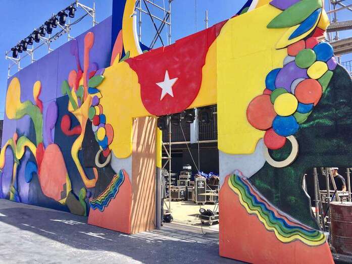 Escenario del Carnaval 2017 (Foto TA)