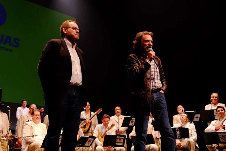 Momento de uno de dos conciertos de esta noche en el CICCA (Foto TA)