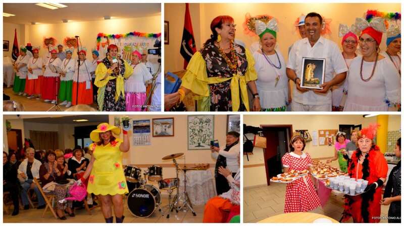 Mosaico de fotos de la fiesta de Carnaval (foto TA)