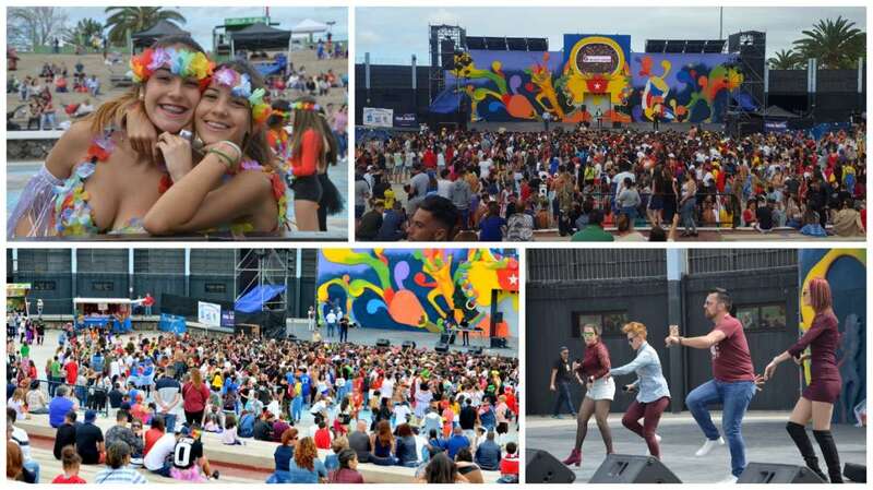 Mosaico de fotos de la fiesta (Foto TA)